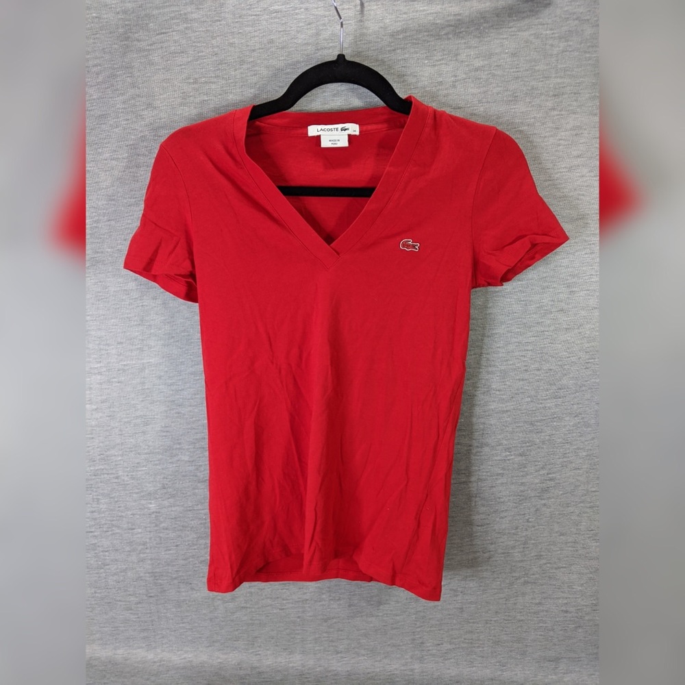 👯♀️Host Pick⚡️Lacoste Slim Fit V neck shirt - Picture 2 of 7